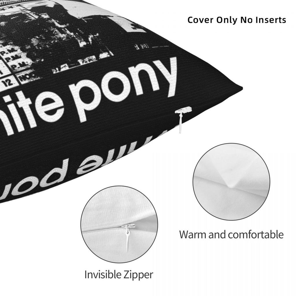 Metallband Musik Kissenbezug Polyester Kissenhülle Dekorationen Deftones Punk Rock Zierkissenbezug Hülle Sitz Reißverschluss 45*45cm