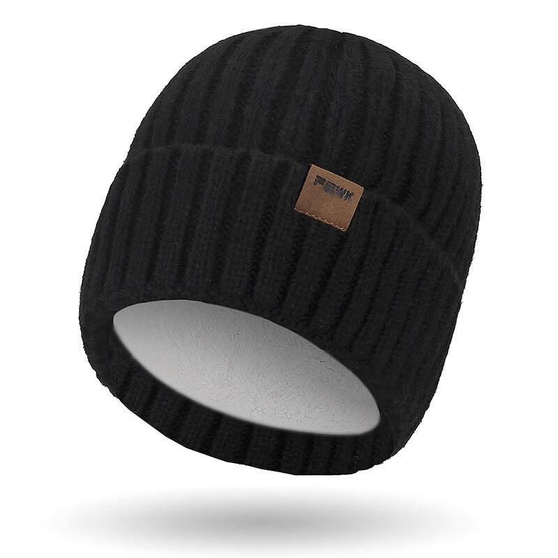 ZHENYUEQI Unisex Winter Plush Knitted Hat & Scarf Collection