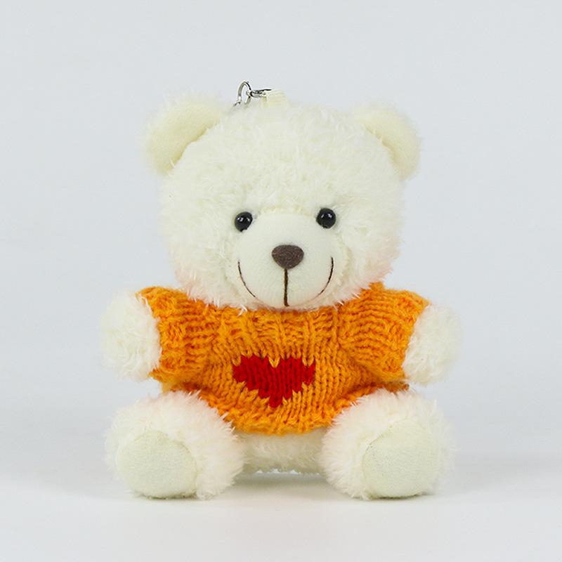 Charmante Teddybeer Sleutelhanger Pluche Pop - Aangekleed Koppeltje Rugzak Ornament Cadeau