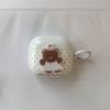 Three-dimensional oil painting bear earphone cover for Apple AirPods 1 /1 generation cartoon bluetooth case PRO1 all-inclusive PRO1