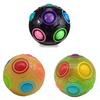 Colorful 12 Hole Magic Ball Stress Relief Toy Creative Rainbow Puzzle For Anxiety
