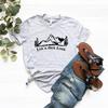 Let's Get Lost Shirt | Camping Tee | Backpacking | Adventure Tee | Mountains
