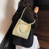 Textured shoulder bag New spring and summer simple casual shoulder bag Portable messenger bucket bag