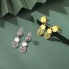 Cazador Cute Pineapple Stud Earrings for Women Stainless Steel Dangle Earrings 2026 Trend Jewelry Party Birthday Gift New