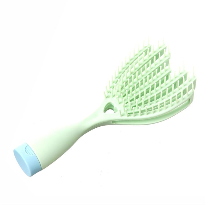 Portable Hair Comb Elastic Hollowed-out Fluffy Comb Women's Dry and Wet Dual-purpose Smooth Knot-free Anti-static Massage Comb