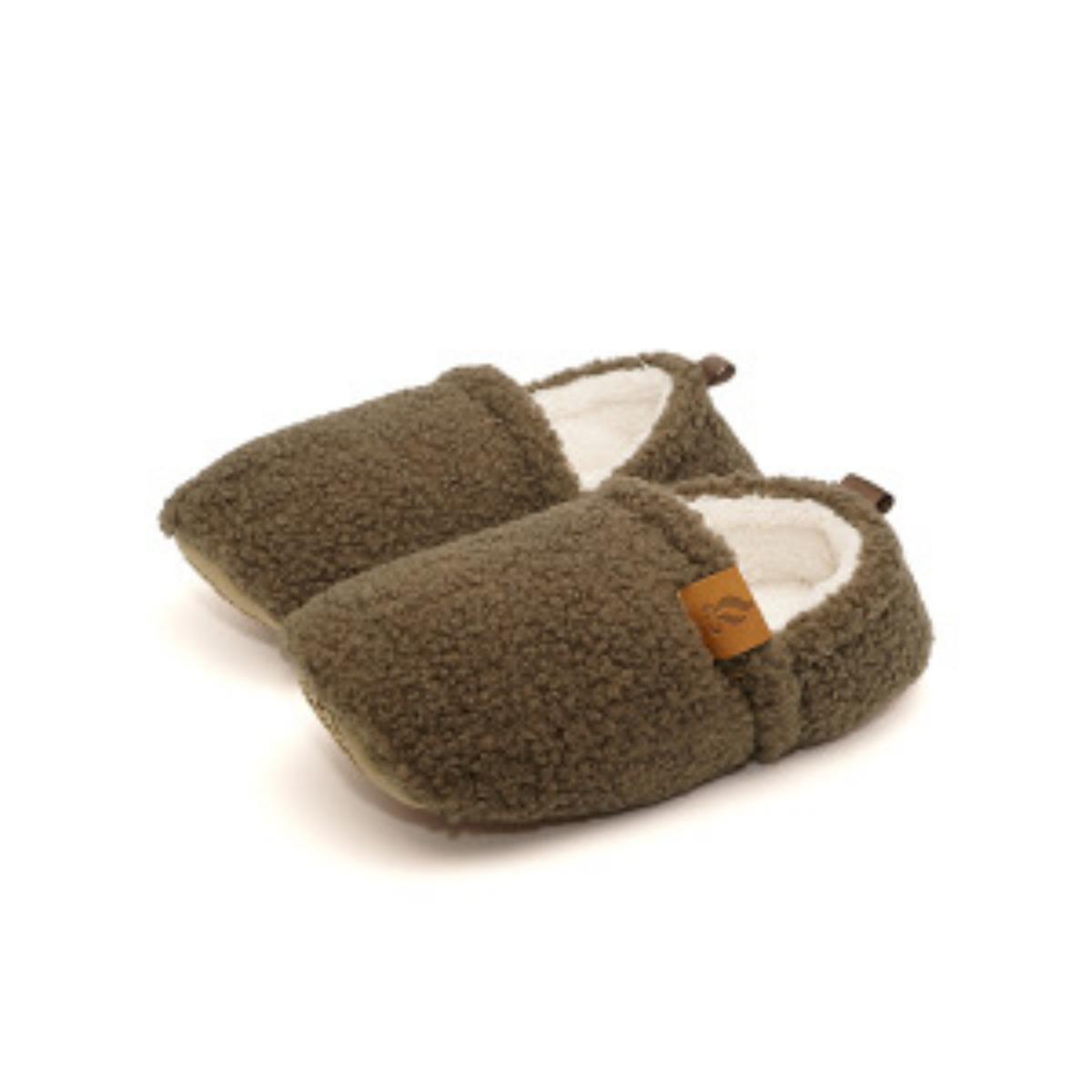 

Комнатные теплые домашние хлопковые туфли, Теплые хлопковые тапочки против скольжения, Зимние толстые послеродовые туфли 36-37 дубильная кора