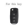 3 Buttons TPU Remote Flip Folding Car Key Shell for VW for Volkswagen MK4 Bora Golf 4 5 6 Passat Polo Bora Touran