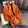 New Fashion Silk Scarf Printing High-end Sunscreen Scarf Shawl Light Luxury Versatile Women's Silk Scarf