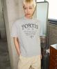 TRAVEL Fortis Crop Short Sleeve Tee Gray