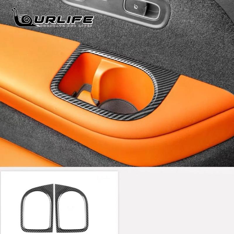 

Для LI L9 2022 2023 автомобильного цвета из углеродного волокна, внутренняя отделка, крышка, переключатель подъема окна, панель переключения передач C