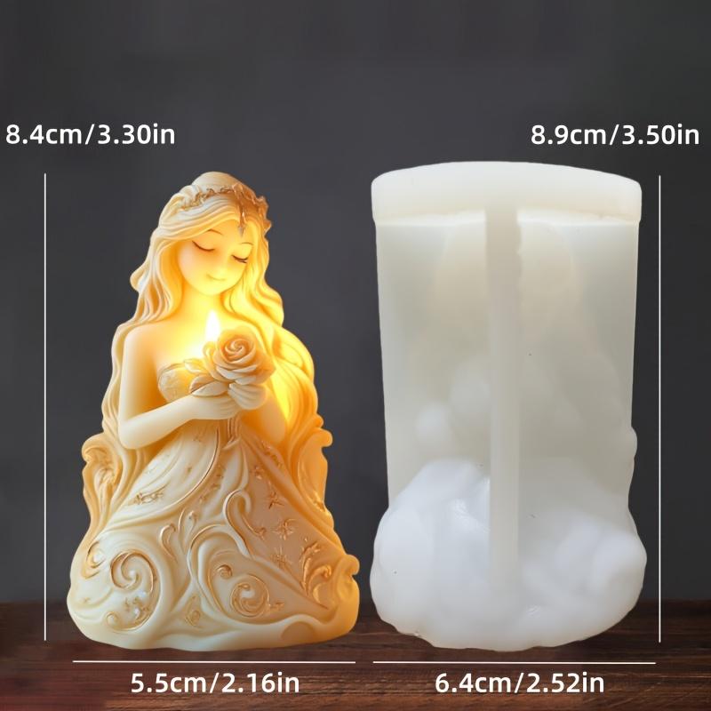 Male Female Couple Riding Horse Candles Silicone Mold Bridal Bride Riding horse Resin Mould Valentine's Day Gift Gypsum Mold