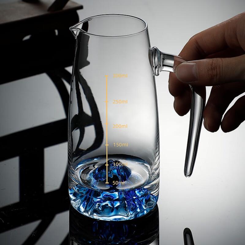 Naijiang Ice Mountain Crystal Glass Liquor Set