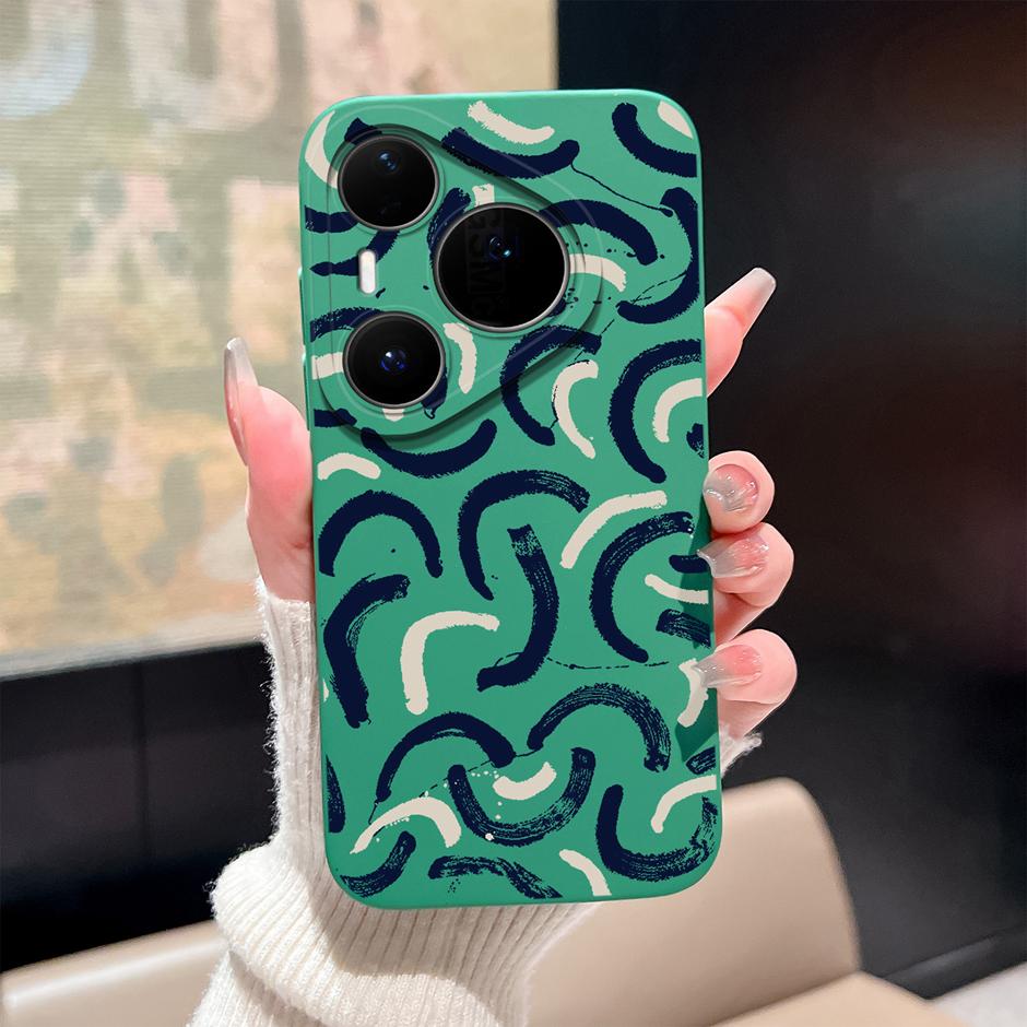 Case For Huawei Pura 80 Pro Plus Ultra Cartoon Heart Soft Silicone Shockproof Bumper Cover For HuaweiPura80ProPlus 80Ultra Funda