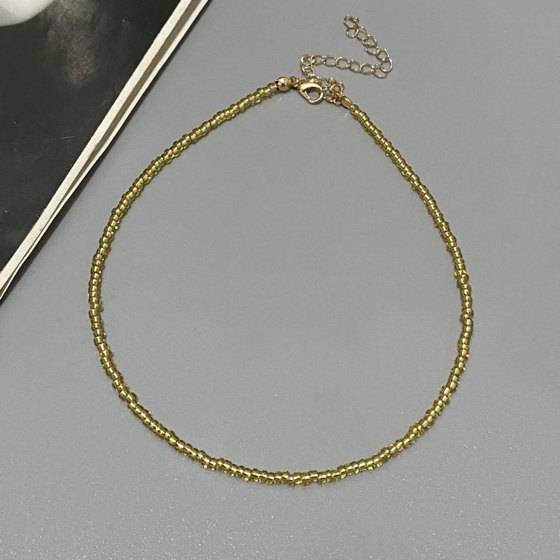 NEW Simple Seed Beads Choker Women Korean Fashion Charm Colorful Handmade Boho Collar Chain Neck Necklace Femme Jewelry Gift