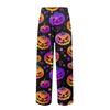 Men's Knitted Halloween Print Pocket Casual Pants Pajama Pants