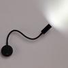 Led Hose Spotlight Wall Lamps Hotel Bedside Reading Wall Lamp Study Room Exhibition Hall Balck 3W Interior Decor Lighting Hot