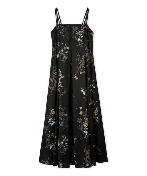 

Платье-комбинация с ботаническим принтом FRAY FWFO254142 Черный I.D. Женский чёрный