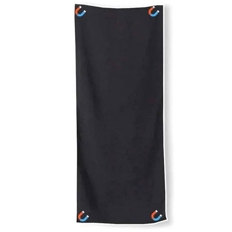

Magnetic Fastening Oversized Quick Drying Beach Towel for Outdoor Swimming Camping Yoga Travel Multipurpose Designs чорний