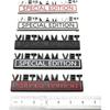 2PCS Vietnam Vet Special Edition Emblems 3D Raised Decals Exterior Truck Stickers Fender Vietnam Veteran Badges Replacement for F150 F250 F350 Chevy
