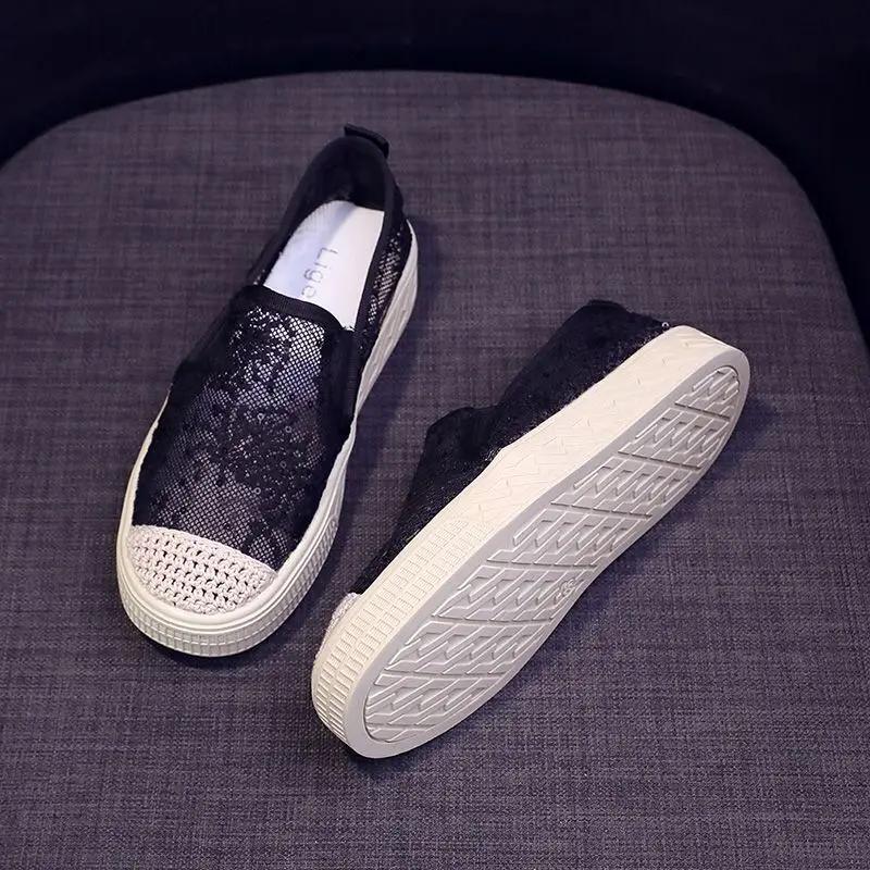 Fashion Korean Designer Luxury Flat Slip On Shoes for Women Trends 2025 Deals Offers High Quality Casual Cheap New Woman Footwear Sale