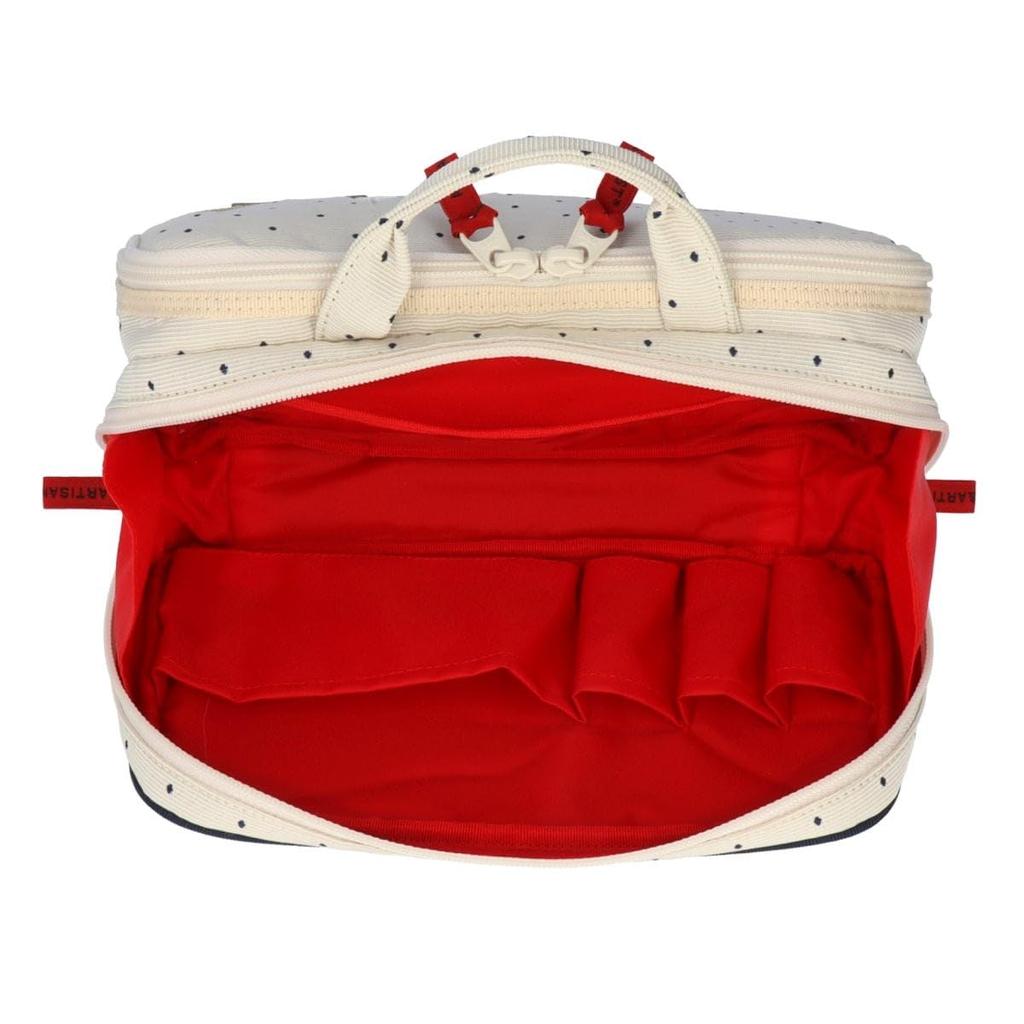 Large Capacity Cosmetic Pouch, Large Slope Shape, Petit Deco, 5WP-PE120, Artisan&artist