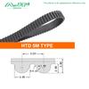 HTD 5M Rubber Closed Loop Timing Belt Perimeter 120mm-295mm Width 8/10/12/15/20/25/30/35/40mm  HTD5M Drive Belt Synchronous Belt