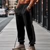 Herren Freizeithose 2 Streifen Sweatpants Lässig Vielseitig Locker Kordelzughose