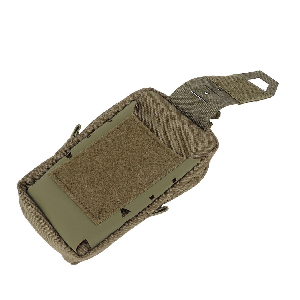 Molle Beutel Tasche Militärisch Outdoor Weste Pack Tasche Handyhülle Jagd EDC Werkzeugtasche für Wandern Angeln Grün