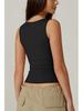 2025 European & American Women's Square Neck Slim Sleeveless Fashion Vest