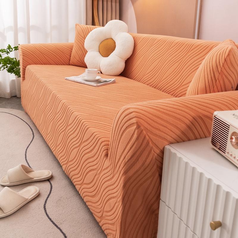 

Sofa Slipcover For Living Room Stretch Sofa Cover Kids Pets Friendly Anti Slip Thickened Slipcover Furniture Protecto 1-seat 90-140cm