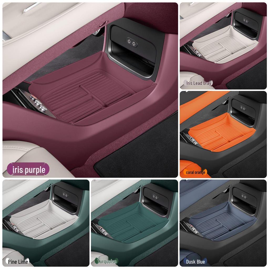 Silicone Pad for Xiaomi YU7 Central Console Armrest Box Organizer