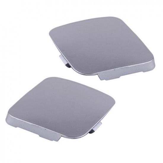 Silver Best Left&Right Front Bumper Tow Hook Eye Cap Cover For Toyota RAV4 09-12