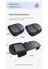Leather & Gel Car Seat Cushion - Universal, All-Season Fit for MPVs, Sedans, Trucks, SUVs, Off-Road Vehicles