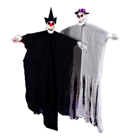 Halloweenská závěsná dekorace ducha Strašidelný létající duch lebky pro rekvizitu strašidelného domu Vnitřní Venkovní Veranda Dvůr Dekorace na strom