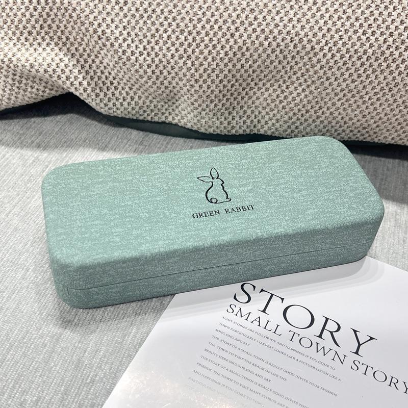 Modische und einfache handgefertigte Brillentasche aus Leder, Aufbewahrungsbox für Sonnenbrillen, multifunktionales Werkzeug, handgefertigtes Brillenetui