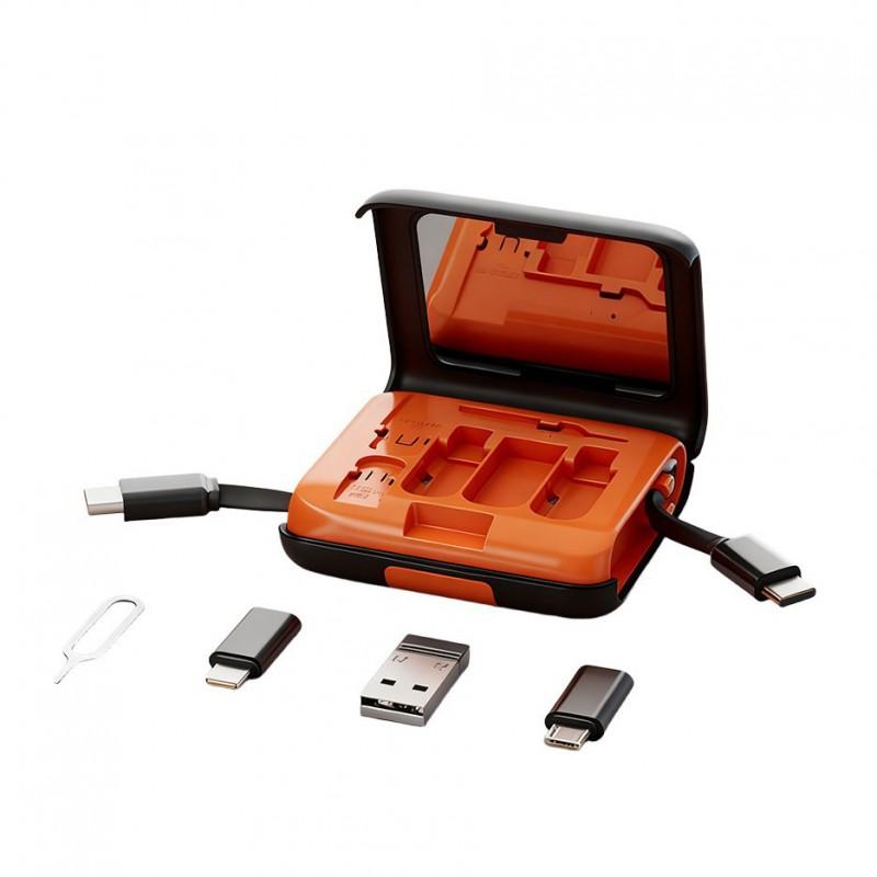 65W Fast Charging Retractable USB-C To Micro USB Cable Android Phones Tablets Power Bank