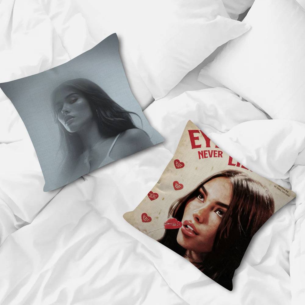 Singer Madison Beer Office Cushion Pillowcase Car Cushion CoverXCM Lumbar Pillowcase Sofa Pillowcover