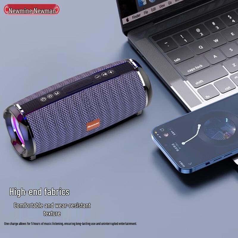 Newman BT33 Portable Fabric Bluetooth Speaker