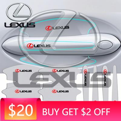 Embleme TPU Auto Transparent Türschale Griff Schutzfolie Aufkleber Für LS LC RZ IS350 ES300 GS350 CT200h GX460 LX570 RX5