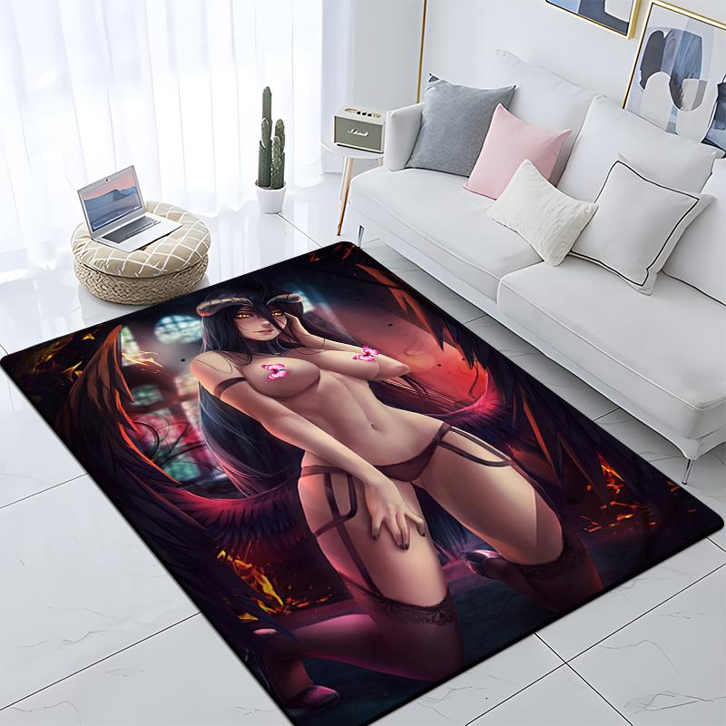 Sexy Girls Printed Carpet Living Room Home Decor Sofa Table Rug Anti Slip Chair Cushion Lounge Mat Large Rug Picnic Camping Yoga