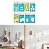 Abs Wall Adhesive Hooks Heavy Duty For Kitchen Bathroom Storage Tool Durable