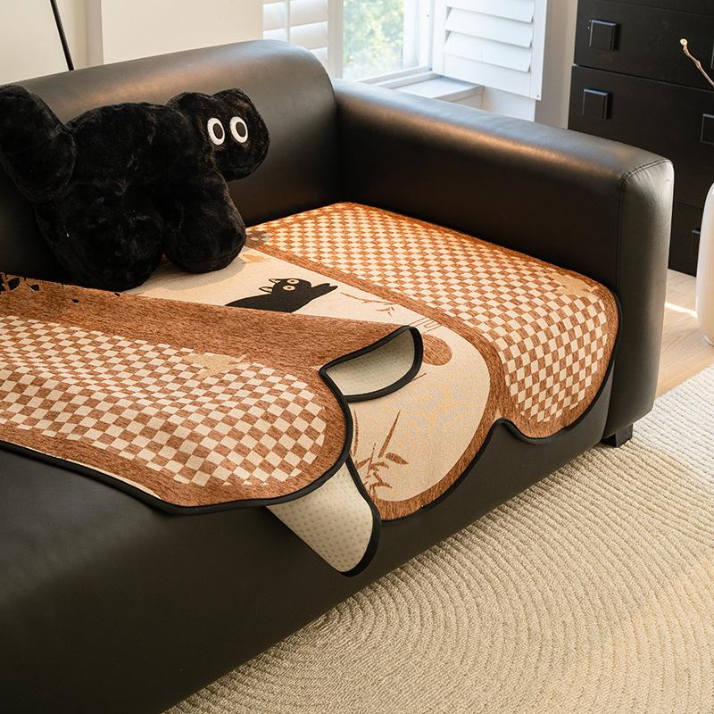 Premium Sofa Cushion  New Winter Straight Seat Cushion Non-Slip One-Piece Sofa Cover Universal In All Seasons