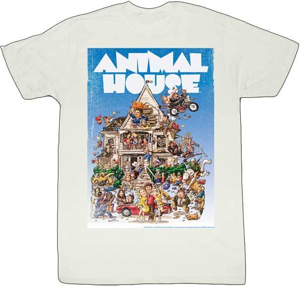 Animal House Vintage Poster Full Front Men T Shirt Classic Movie S