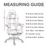Fashion Simple Home Gaming Chair Cover Universal Computer Game Competitive Seat Backrest Armrest Elastic Swivel Chair Cover