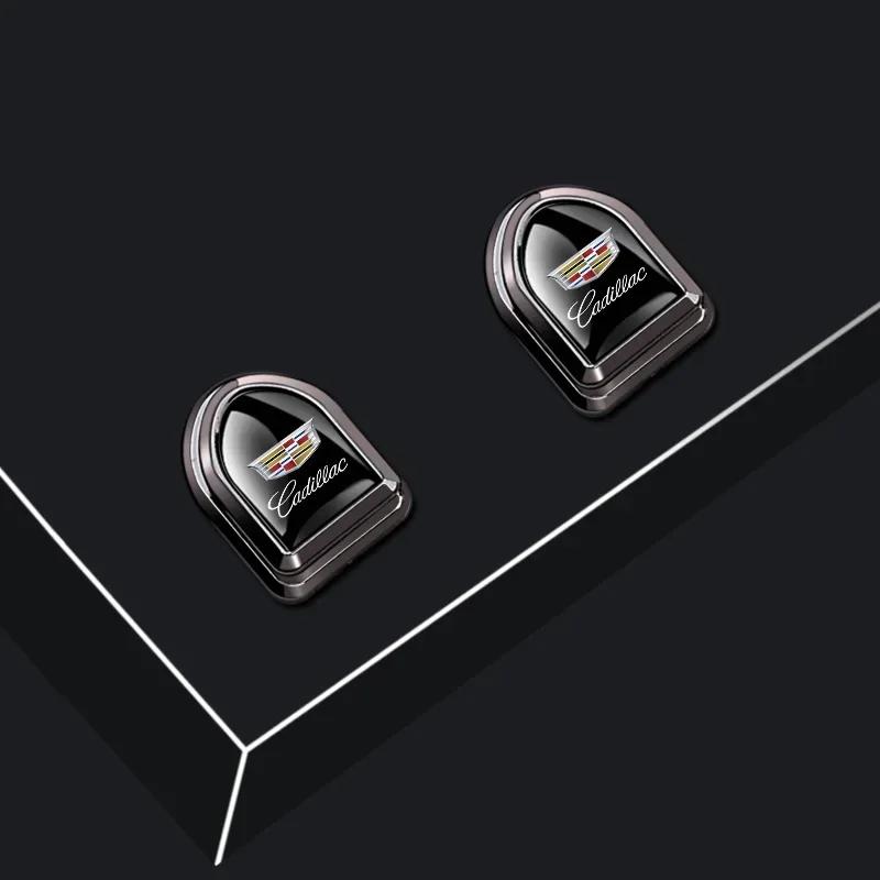 2pcs/4pcs Alloy Car Hooks Sticker Interior Organizer Storage Hanger for Cadillac ATS BLS CT4 CT5 CTS ESCALADE XLR XT4 XT6 XTS