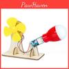Wooden Handmade Assembled Wind Power Experimental Set Children Puzzle Toys For Kids Educational Physics