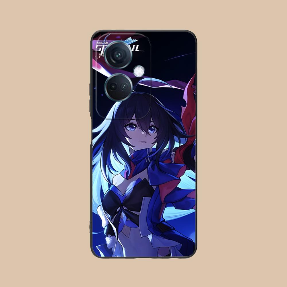 HSR Seele Matte TPU Mobile Phone Case for OPPO Reno 14 13 12 11 10 9 8 7 6 5 F T Pro 5G Colorful Printing Cover