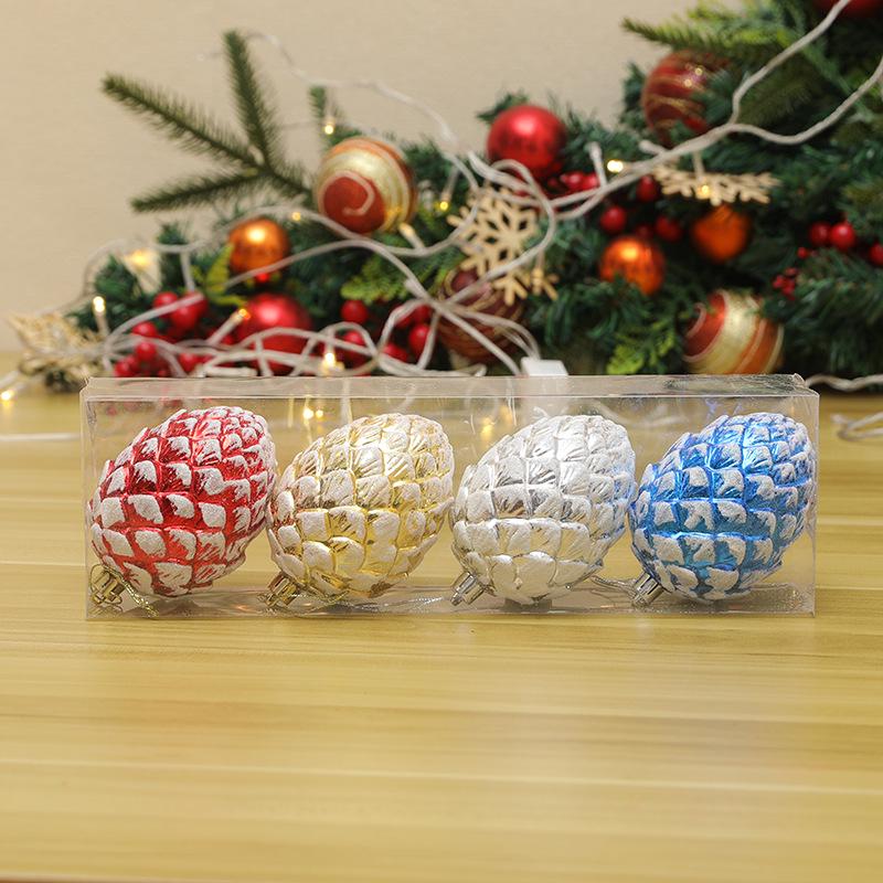 Gold Christmas Bells & Silk Florals: European & American Style Tree Ornaments & Hanging Decor