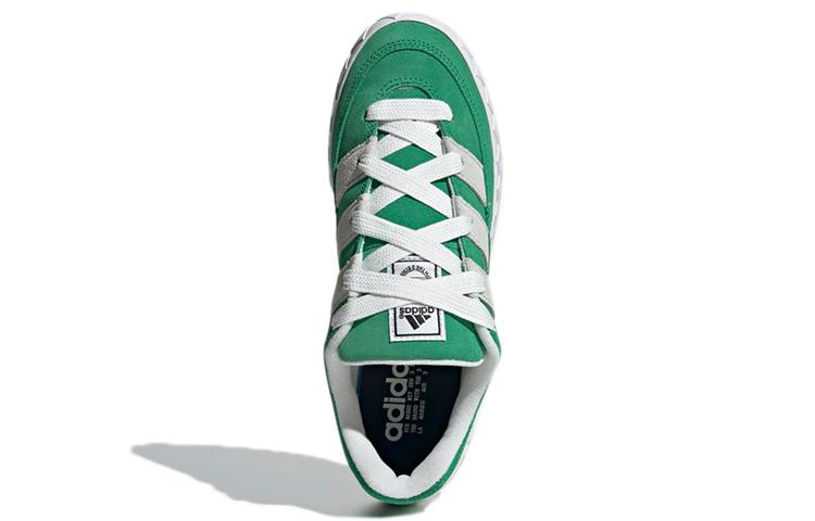 Adidas Originals Adimatic Skateboard Shoes Unisex Low Top Green/Light Gray GZ6202