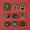 MOC Medieval Castle Building Blocks Set House Bedroom Table Furniture Kitchen Knight Witch Wizard Halloween Skeleton Brick Toys